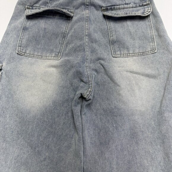 MICAS Baggy Jeans Womens Medium (28x29) Y2K Style Skate Wide Leg Grunge - Picture 4 of 12